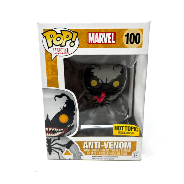 Funko Pop Marvel Hot Topic Anti-Venom Binyl Bobble-Head