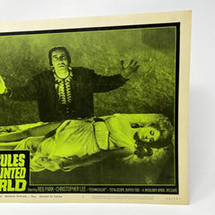 1964 Hercules in The Haunted Word Lobby Card Poster #3 Christopher Lee Reg Park