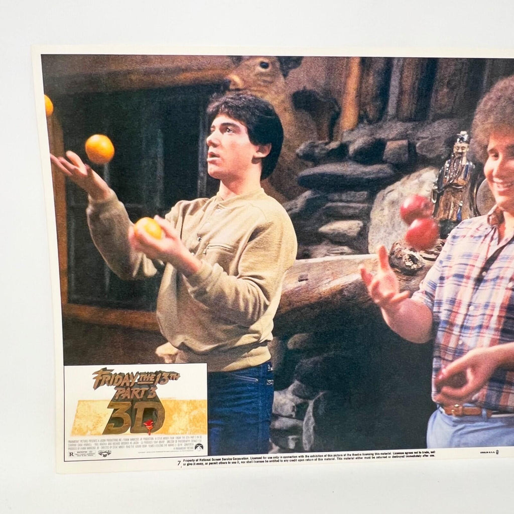 1983 Friday The 13th Part 3 3D Original Movie Lobby card No.7