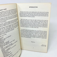 Magic with Incense and Powders 1984 Anna Riva Chants Prayers Vintage Book