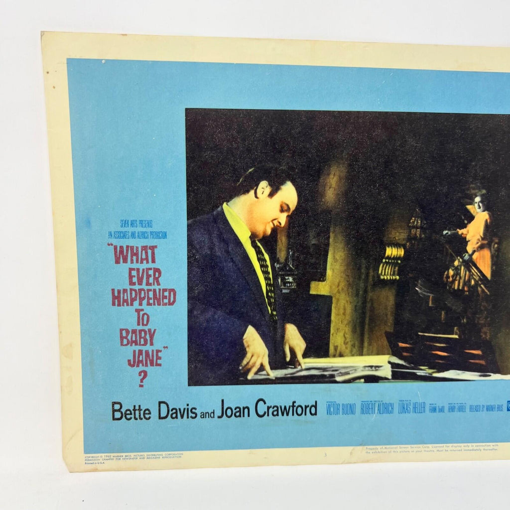 1962 What Ever Happened To Baby Jane Collectible Movie Lobby Card No.3
