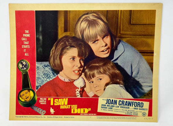 I Saw What you did and I know who you are  Lobby Cards Set Of 8