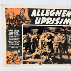 1957 Allegheny Uprising Original Movie Lobby Card Claire Trevor John Wayne b