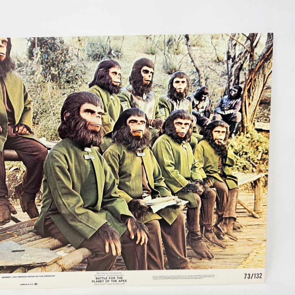 1973 Battle For The Planet Of The Apes Collectible Movie Lobby Card No.7