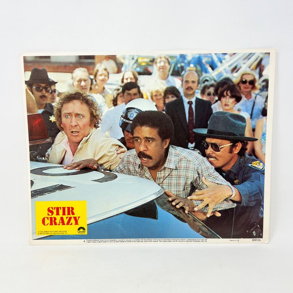 1980 Stir Crazy Collectible Movie Lobby Card No.4