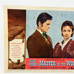 1961 Master Of The World Original Movie Lobby Card No.2 Jules Vernes Vince Price