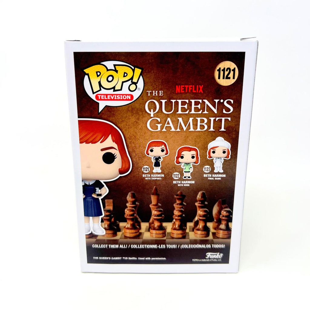 Funko Pop The Queens's Gambit Beth Harmon With Trophies Vinyl Figure