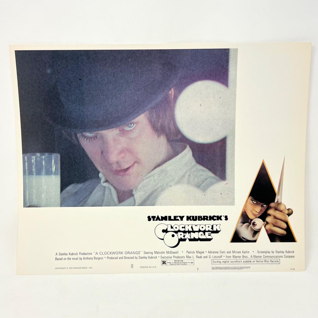 1972 Stanley Kubricks Clockwork Orange Horror Lobby Card Movie Posters No.7