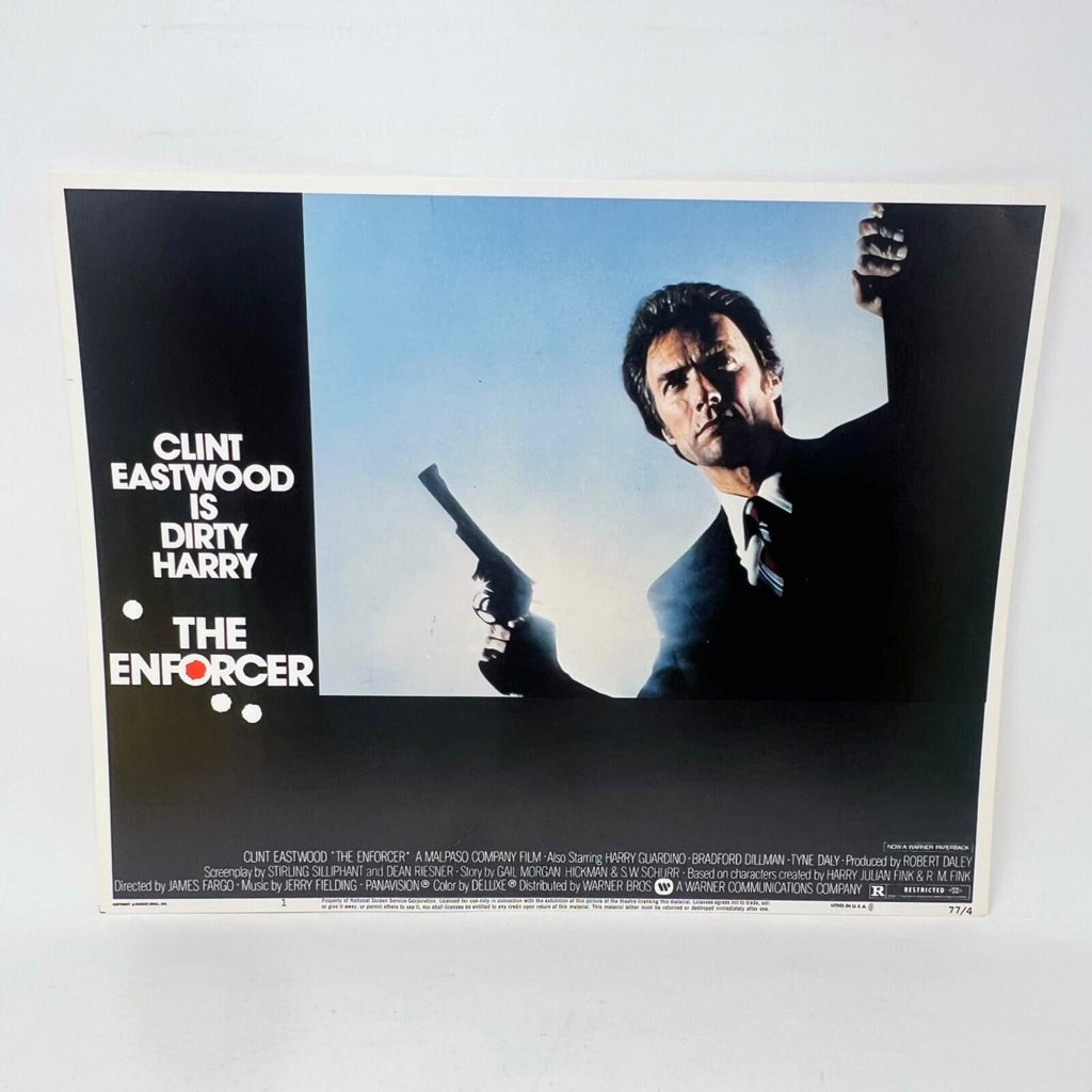 Clint Eastwood Is Dirty Harry The Enforcer Collectible movie Lobby Card No.1