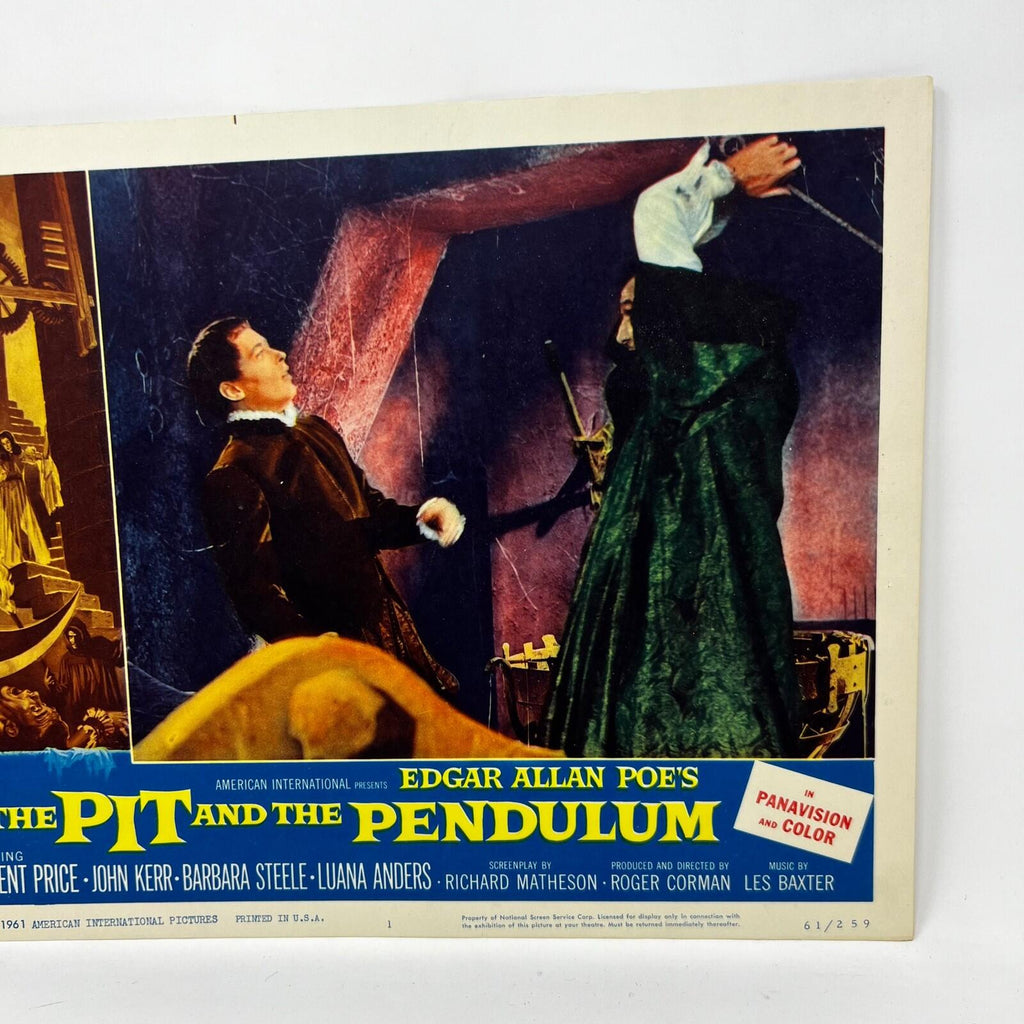 The Pit and the Pendulum Collectible movie Lobby Card No.1