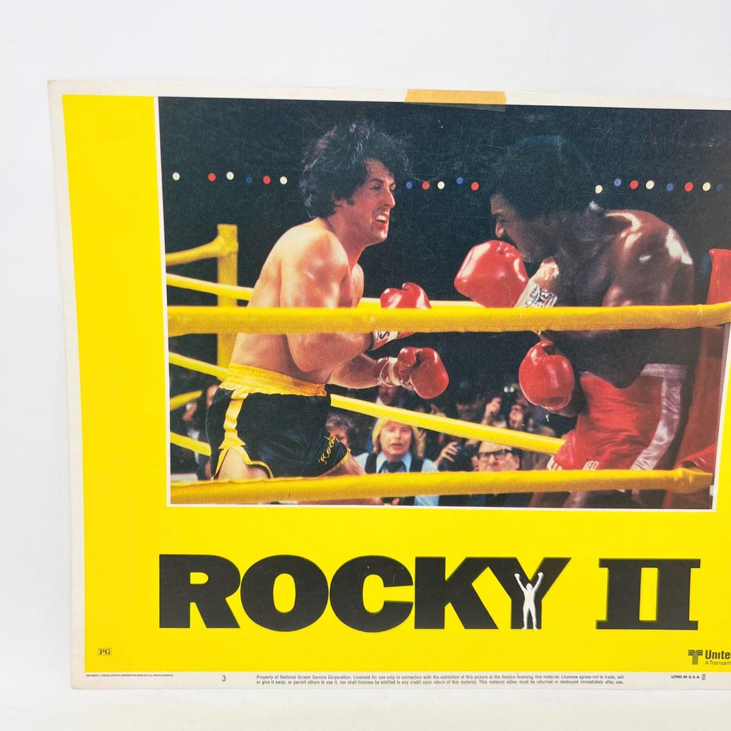 1979  Rocky II Original Movie Lobby card No.2