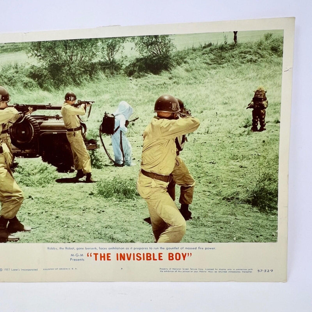 1957 The Invisible Boy  Collectible Movie Lobby Card