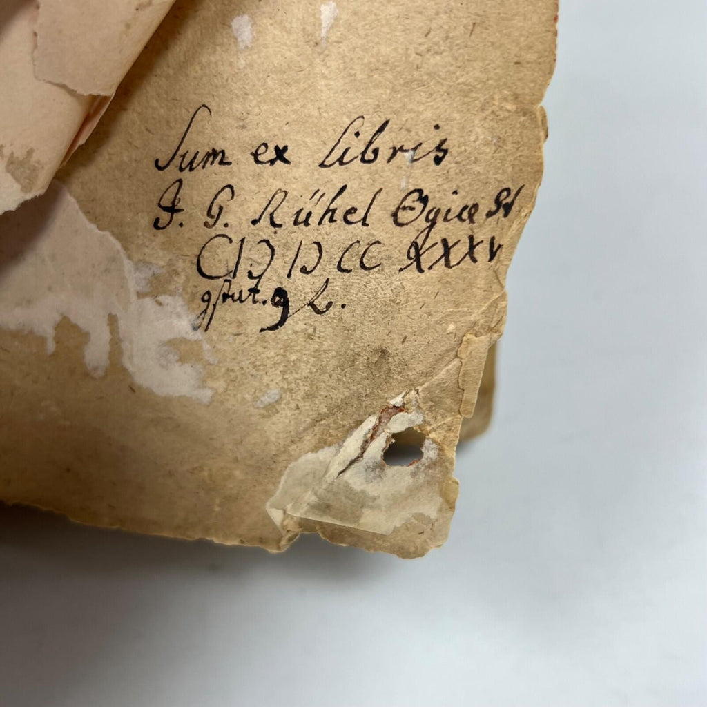 Philologia Sacra Salomon Glassius 1725 Johann Franz Budd J. G. Rühel Ogiaet St