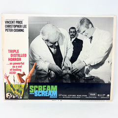 1970 Scream and Scream Again Original Movie Lobby Card 70/53 No.3
