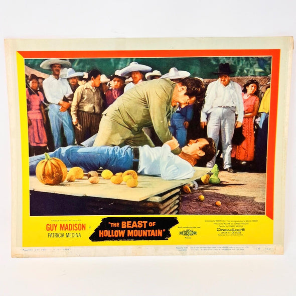 1956 The Beast Of Hollow Mountain  Vintage Movie Lobby Card  Guy Madison