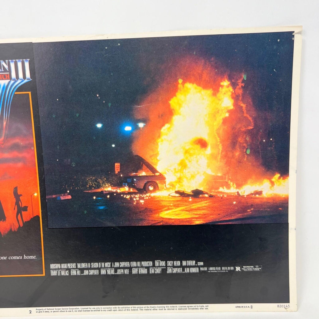 1982 Halloween III Season Of The Witch Collectible Movie Lobby Card No.2