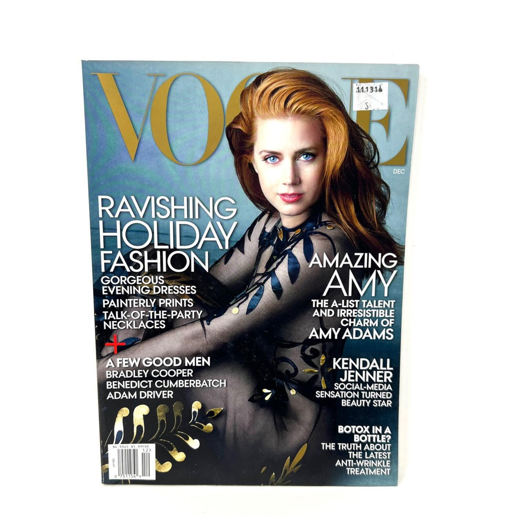 Vogue Magazine December 2014 Ravishing Holiday Fashion Amy Adams Cover
