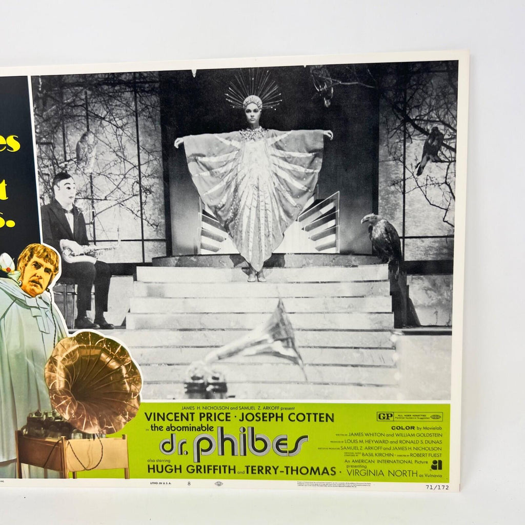1971 Dr. Phibes has Great Vibes Collectible Movie Lobby Card No.8
