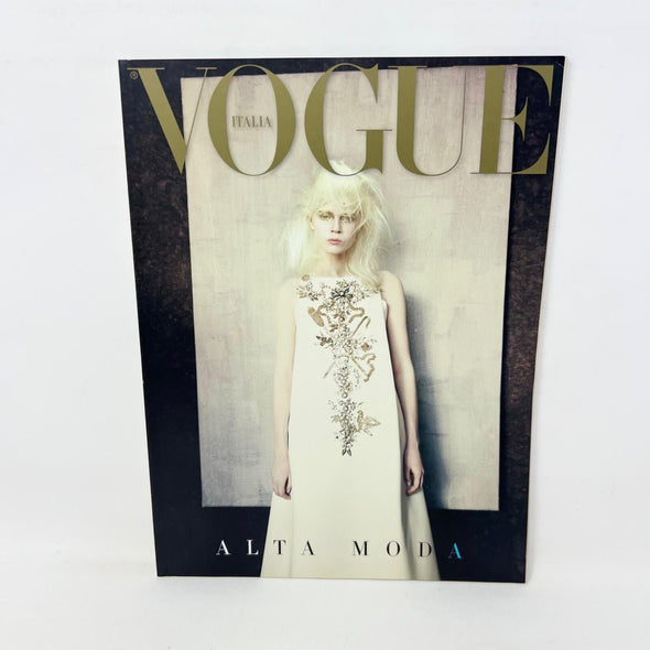 Vogue Magazine ITALIA SUPPLEMENT MAGAZINE September 2014 ALTA MODA FASHION