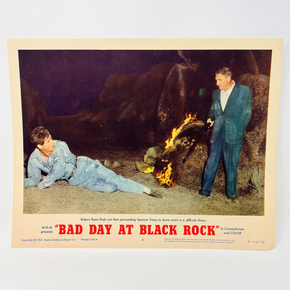1961 Bad Day At Black Rock Lobby Card Movie Poster No.2
