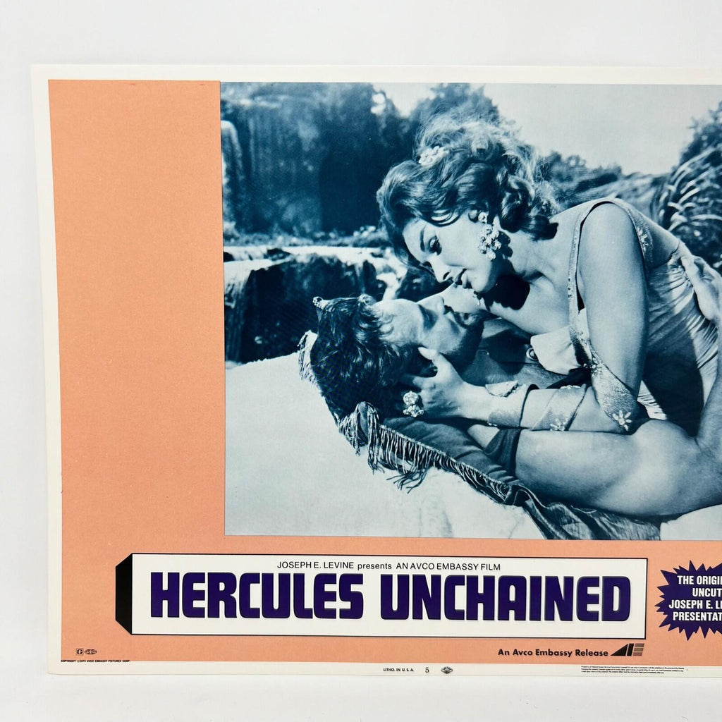 1973 Hercules The Original Uncut  Movie Lobby Card No.5 Joseph Levine