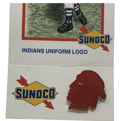 1920's Vintage Sunoco Cleveland Indians The Tribe Indians Logo Enamel Pin