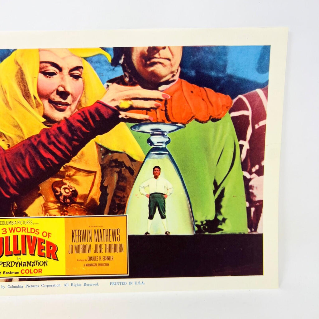 1960 The 3 Worlds Of Gulliver in Superdynamation Collectible Movie Lobby Card e