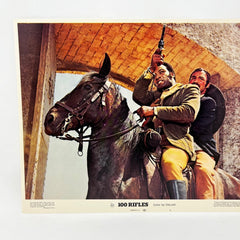 100 Rifles Movie Lobby Card No. 5