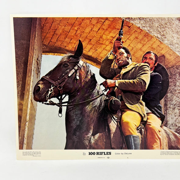 100 Rifles Movie Lobby Card No. 5