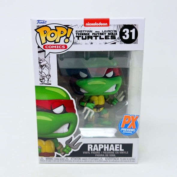Funko Pop Comics TMNT Teenage Mutant Ninja Turtles Raphael PX Exclusive