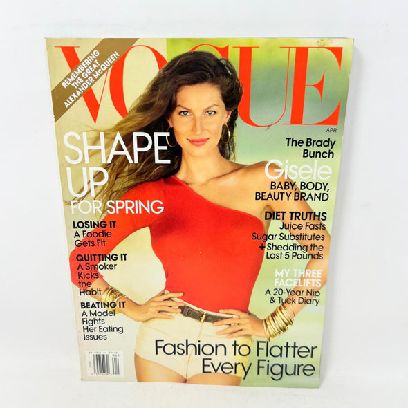 Vogue Magazine April 2010 GISELE BUNDCHEN Cover