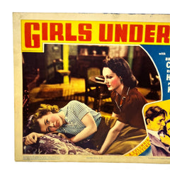 1940 Girls Under 21 Movie Lobby Card Bruce Cabot Rochelle Hudson Paul Kelly (g)