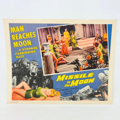 1958 Missile to the Moon Man Reaches te Moom Collectible Movie Lobby Card (b)