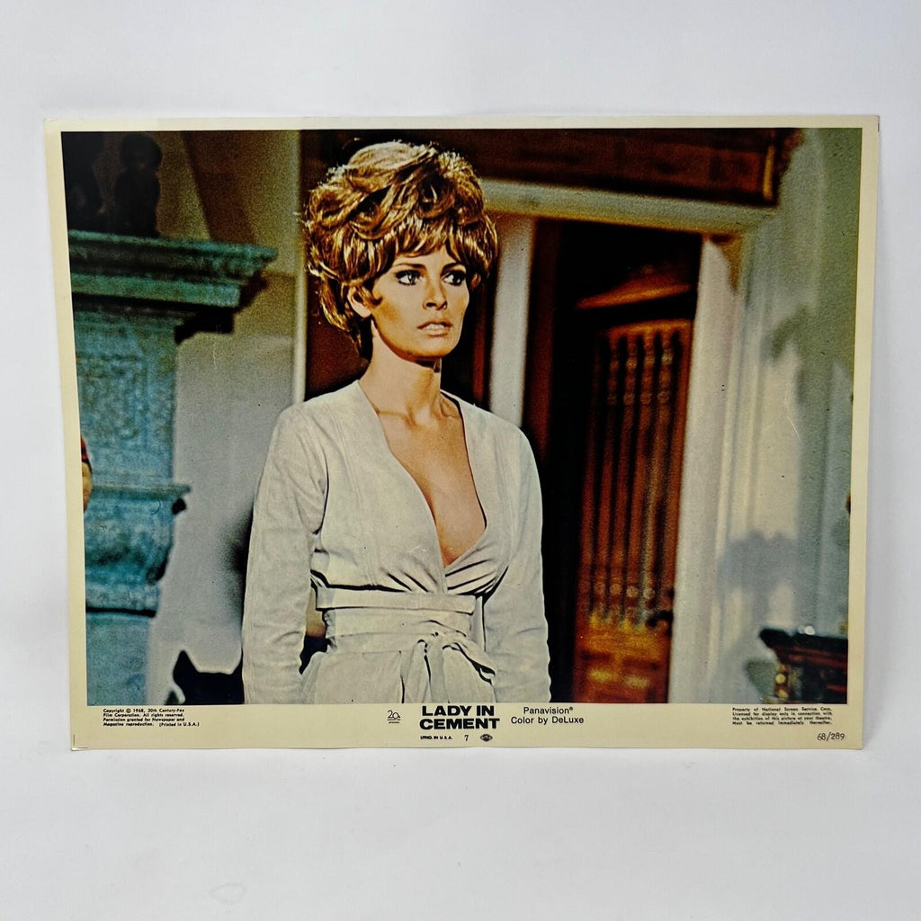 1968 Lady In Cement Collectible movie Lobby Card No. 1- 8