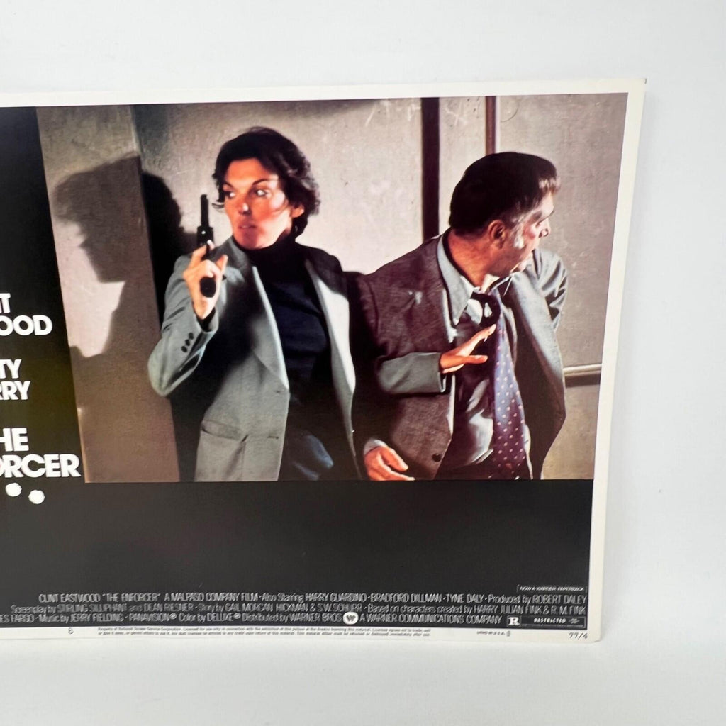 Clint Eastwood Is Dirty Harry The Enforcer Collectible movie Lobby Card No.8