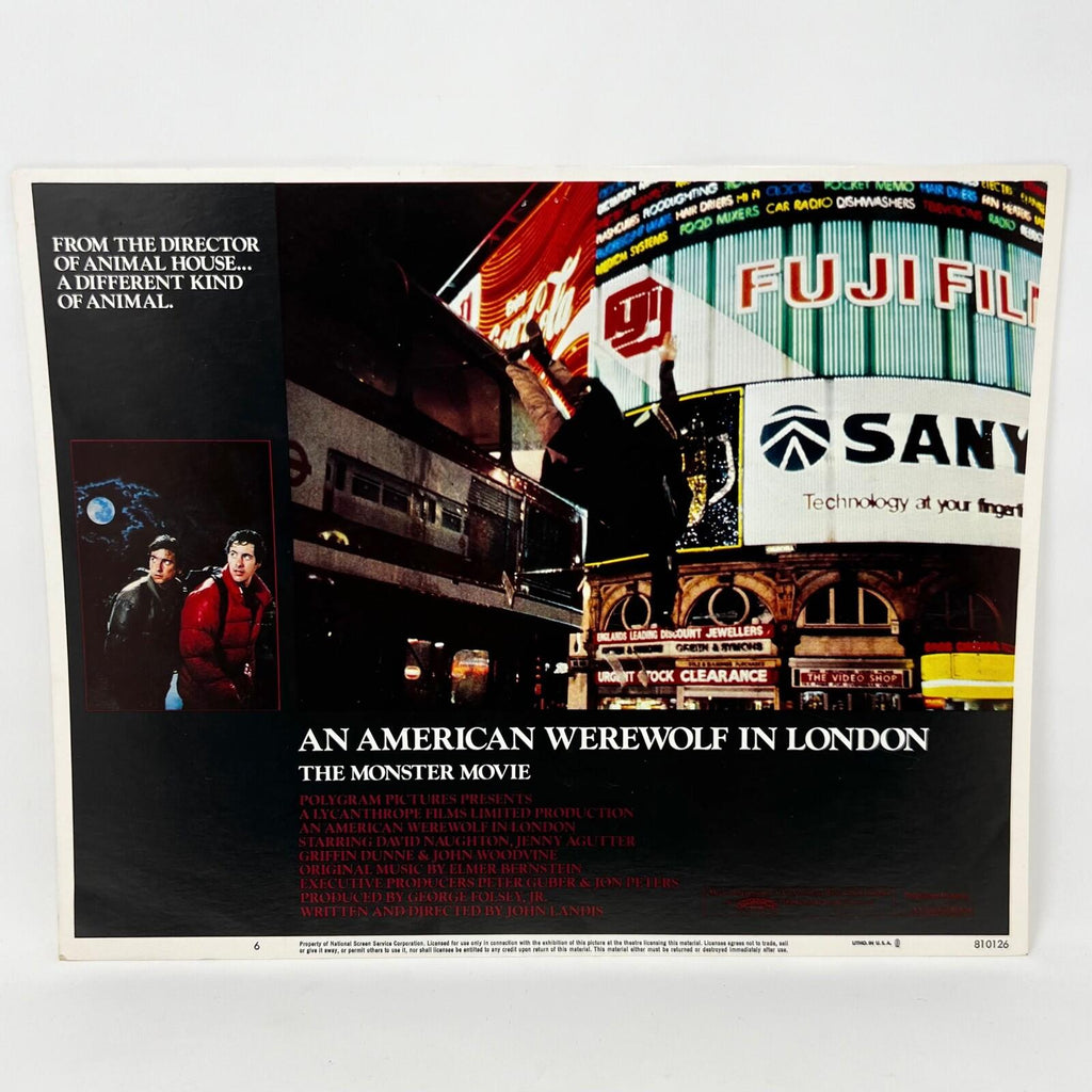 1981 An American Werewolf in London The Monster Orginal Movie Lobby Card No.6