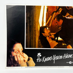 He Knows You're Alone Horror Movie Lobby Card Poster No.3