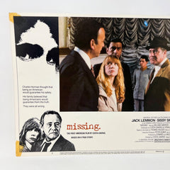 1982 Vintage Missing Lobby Card Movie Poster No.5