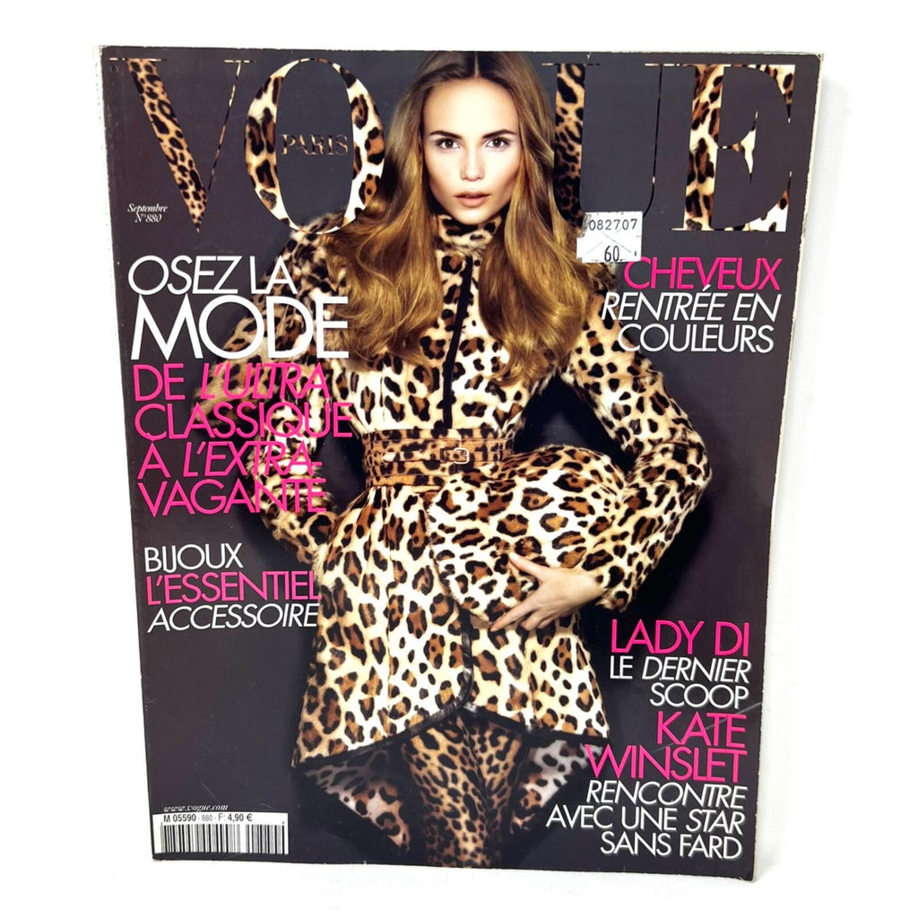 Vogue Paris Magazine September 2007 Natasha Poly Sasha Pivovarova Daria Werbowy