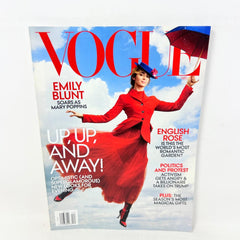 Vogue Magazine (December, 2018) Mary Poppins Emily Blunt Cover