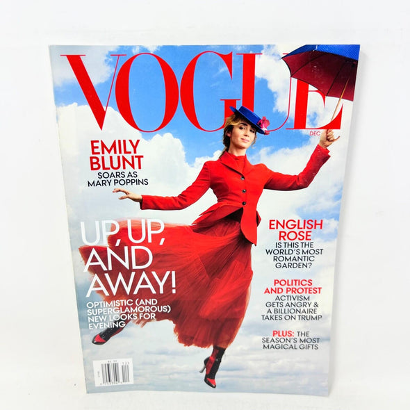 Vogue Magazine (December, 2018) Mary Poppins Emily Blunt Cover