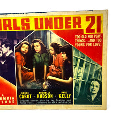 1940 Girls Under 21 Movie Lobby Card Bruce Cabot Rochelle Hudson Paul Kelly (d)