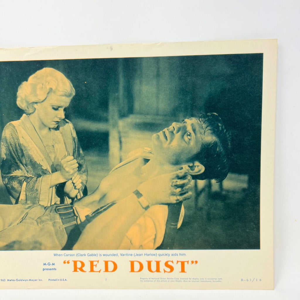 1963 Red Dust Collectible Movie Lobby Card No.7