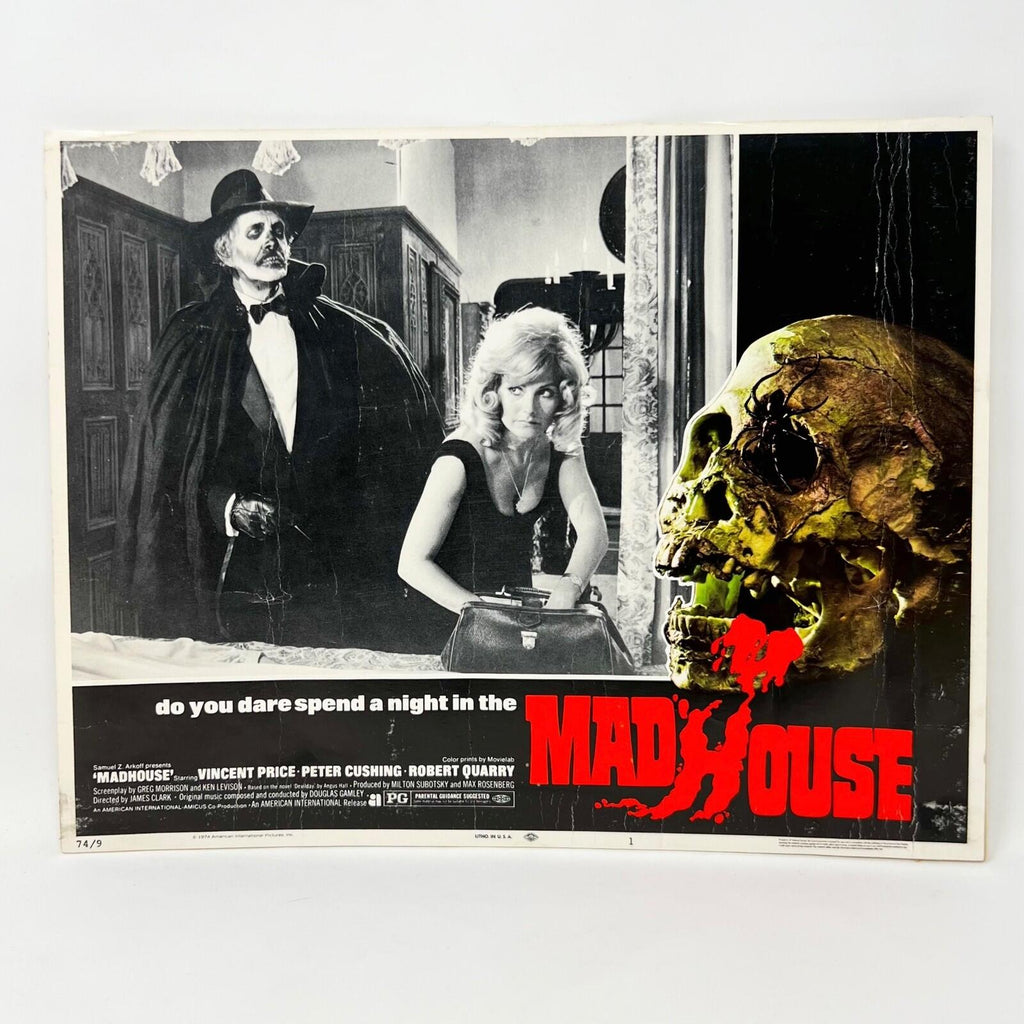 1974 Mad House Movie Lobby Card No.1 with some wear