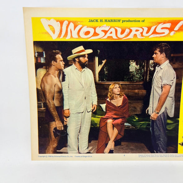 1960 Dinosaurus Collectible Movie Lobby Card No.6 Jack H. Harris
