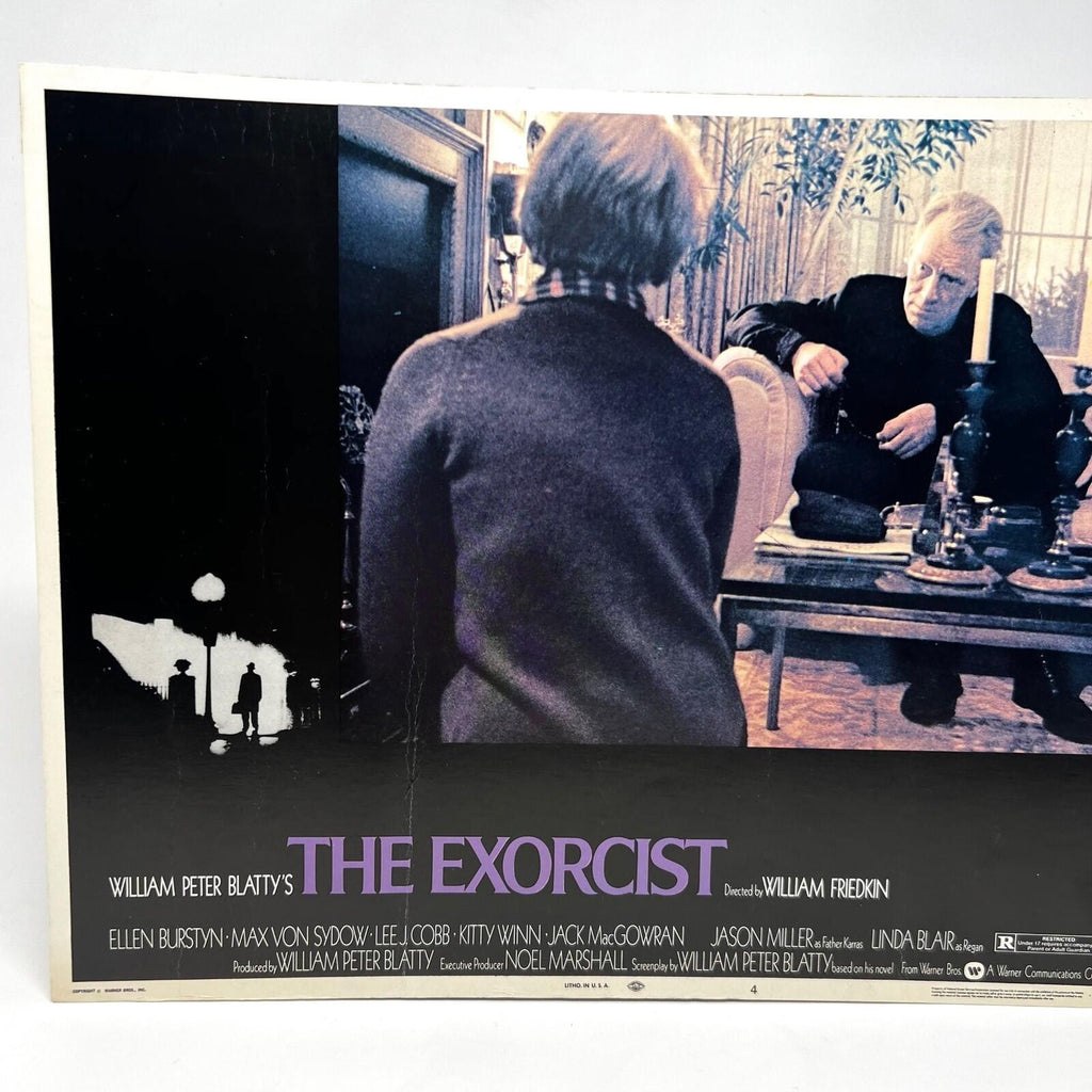 The exorcist Horror Movie Lobby Card Poster No.4