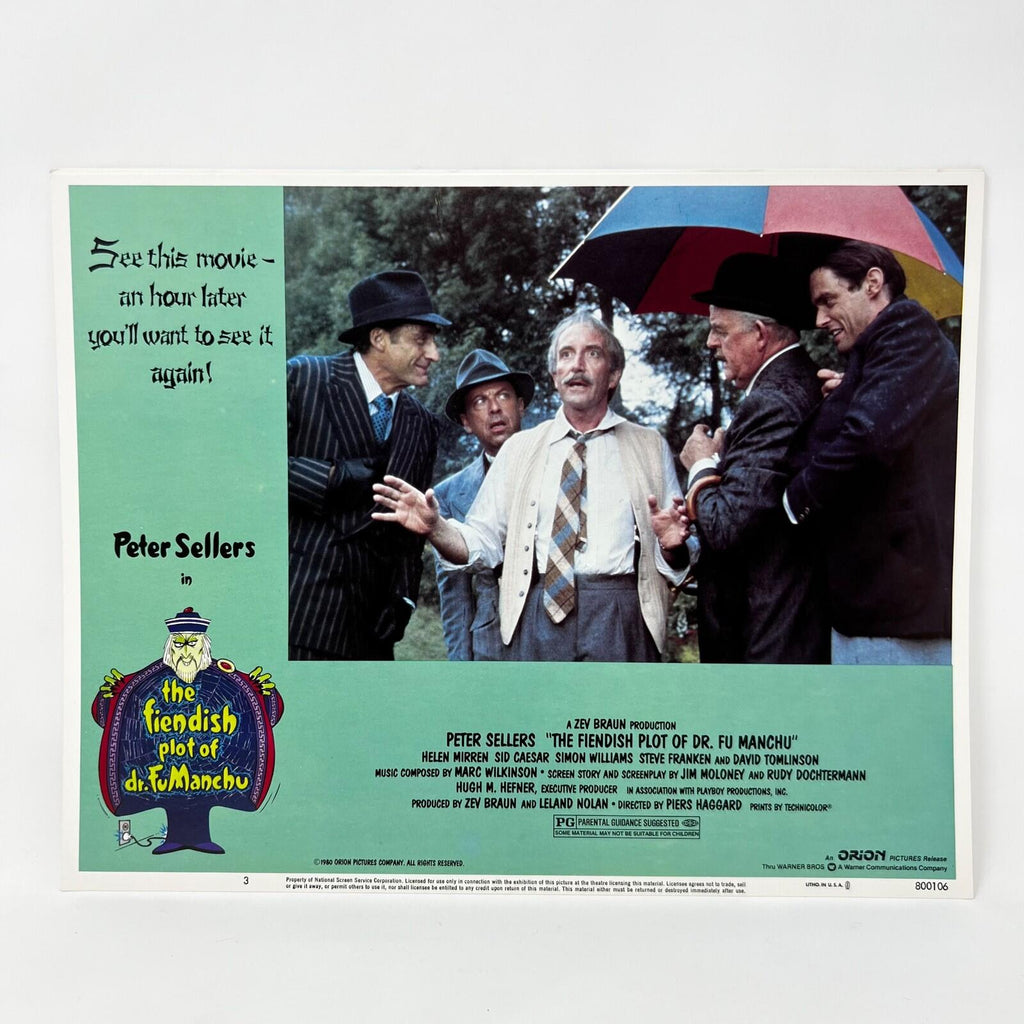 The fiendish plot of dr. fu manchu Lobby Card Set of 8