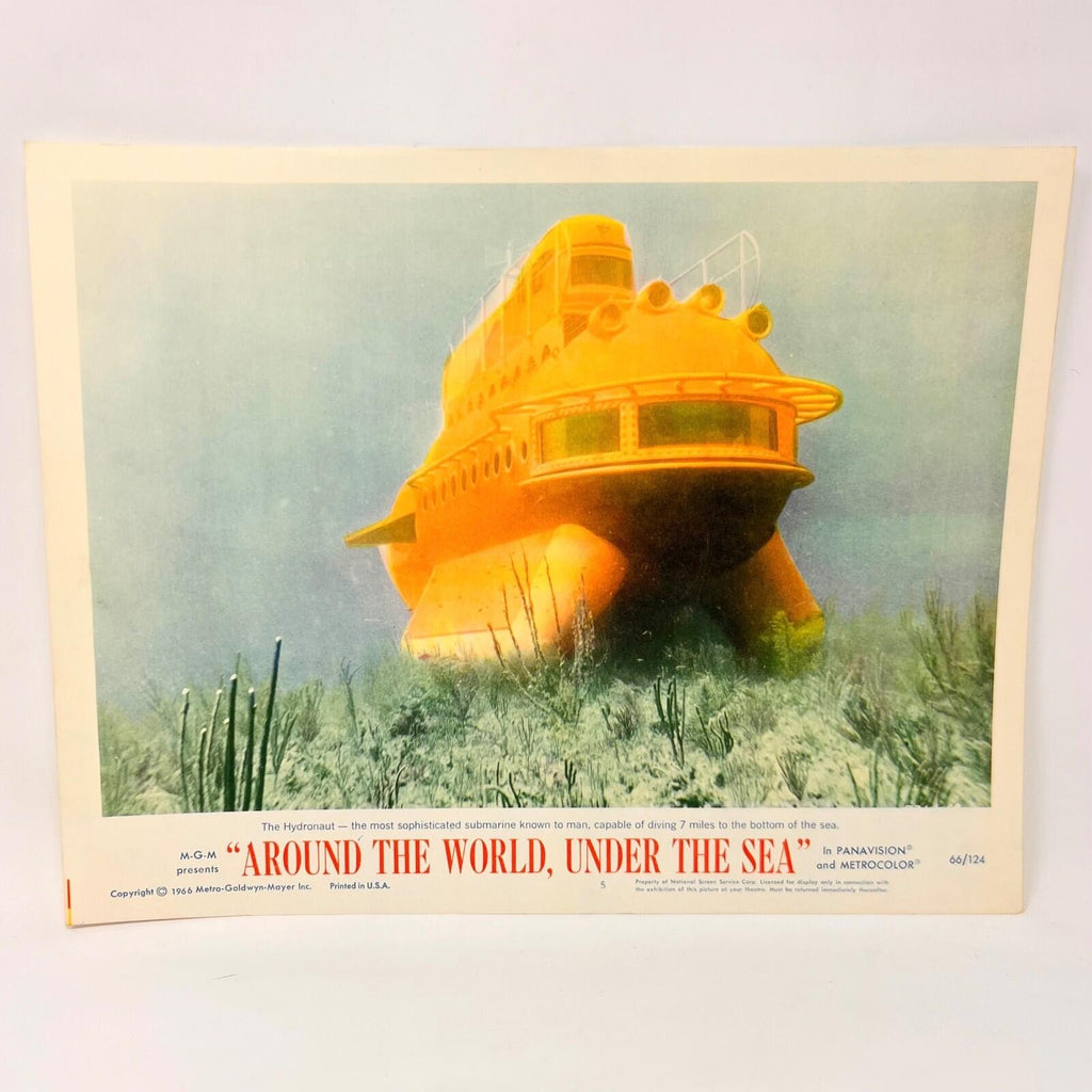 1966 Around The World Under the Sea Original Movie Lobby Card No.5