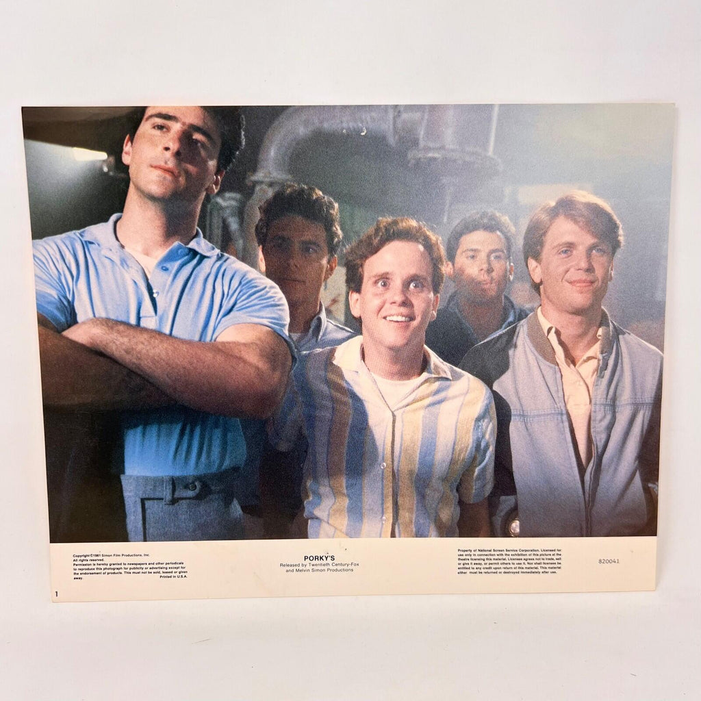 1981 PorkysThe Next Day  Set of 3 Original Movie Lobby Cards
