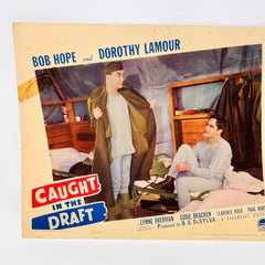 Caught In The Draft Vintage Movie Lobby Card (F) Bob Hope Dorothy Lamour
